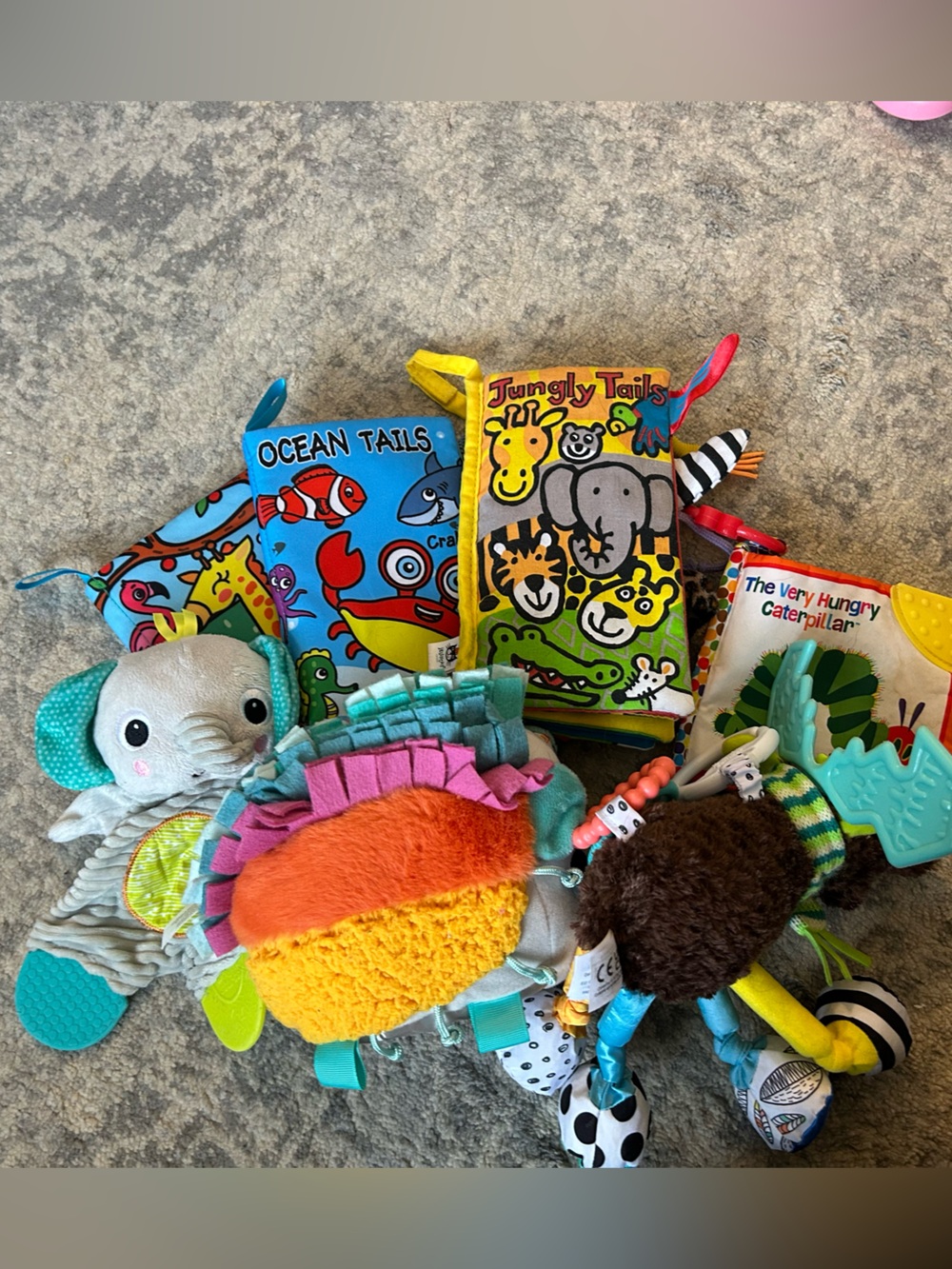 Infant books and toys